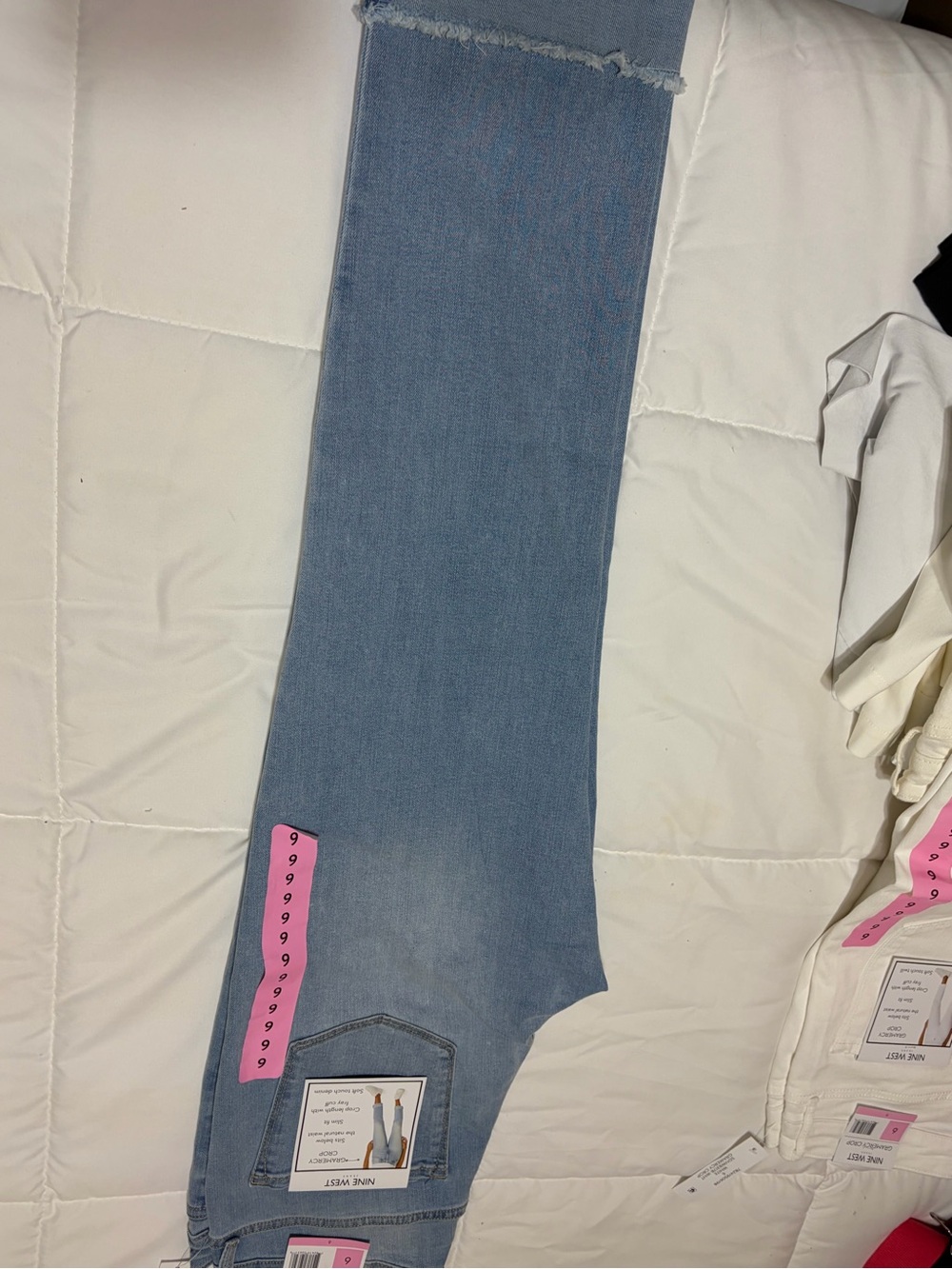 Nine West Light Blue Flare Jeans